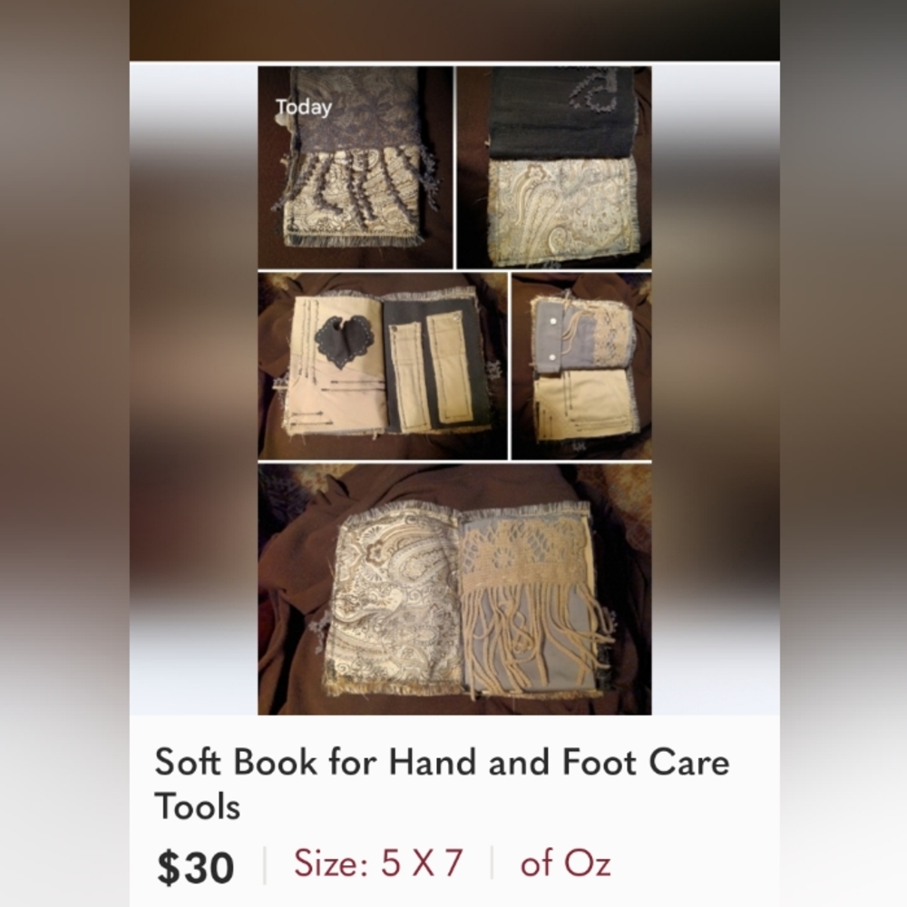 Soft Book for Hand and Foot Care Tools